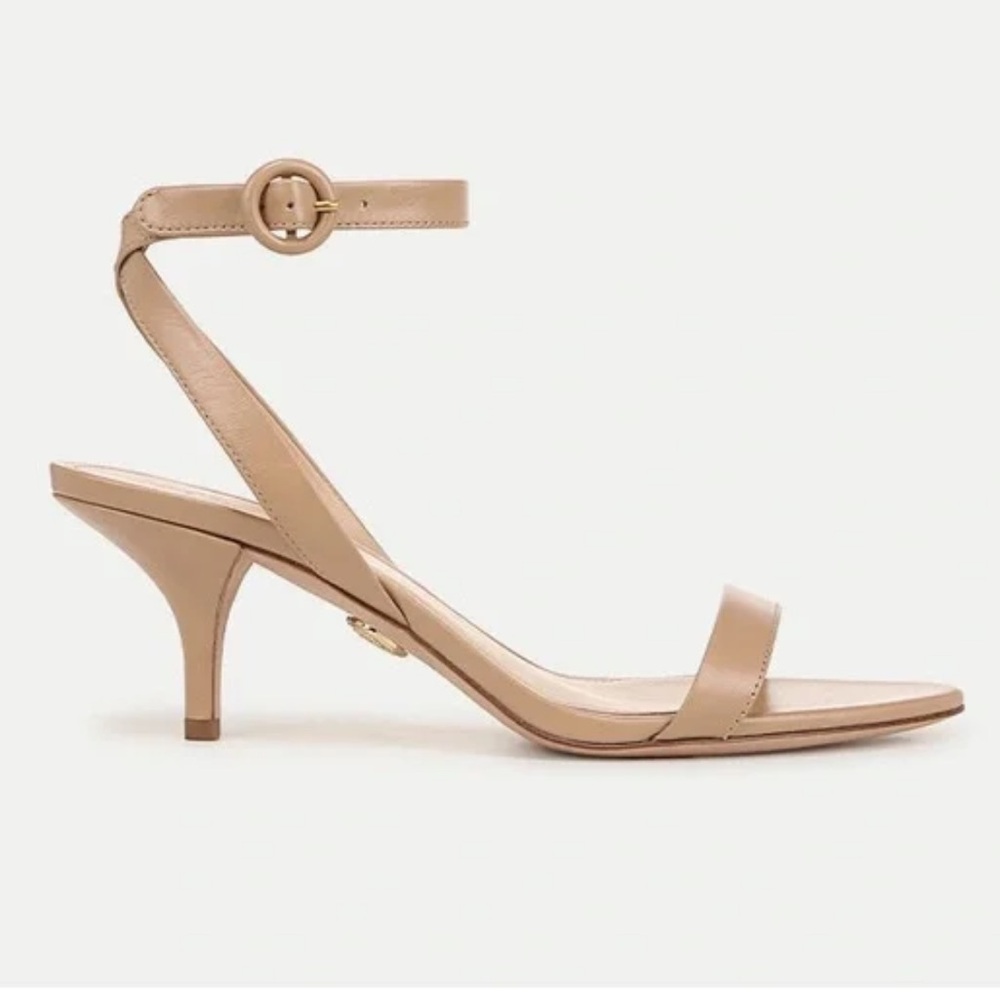 🌹VERONICA BEARD🌹 Darcelle Leather Sandal in Bisque Size: 8.5 - Picture 3 of 14